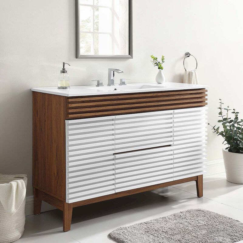 Render 48" Single Sink Bathroom Vanity image number 9