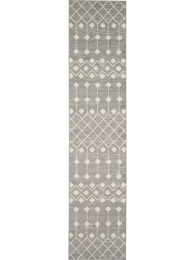 Grafix GRF37 Gray 2' x 4' Rug