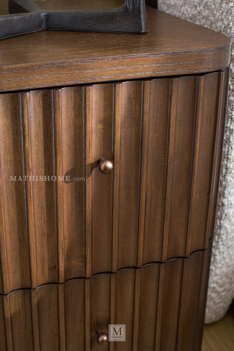 Penny Fluted Nightstand image number 3