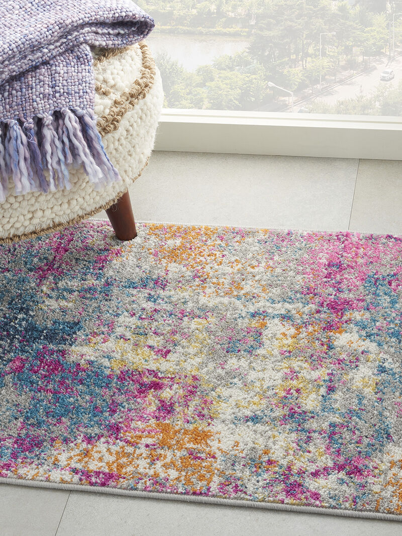 Passion PSN36 Ivory/Multicolor 1'10" x 6' Rug image number 8