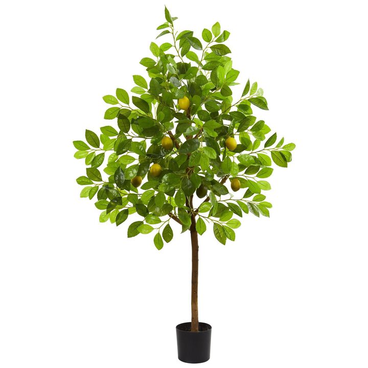 Nearly Natural 4-ft Lemon Artificial Tree