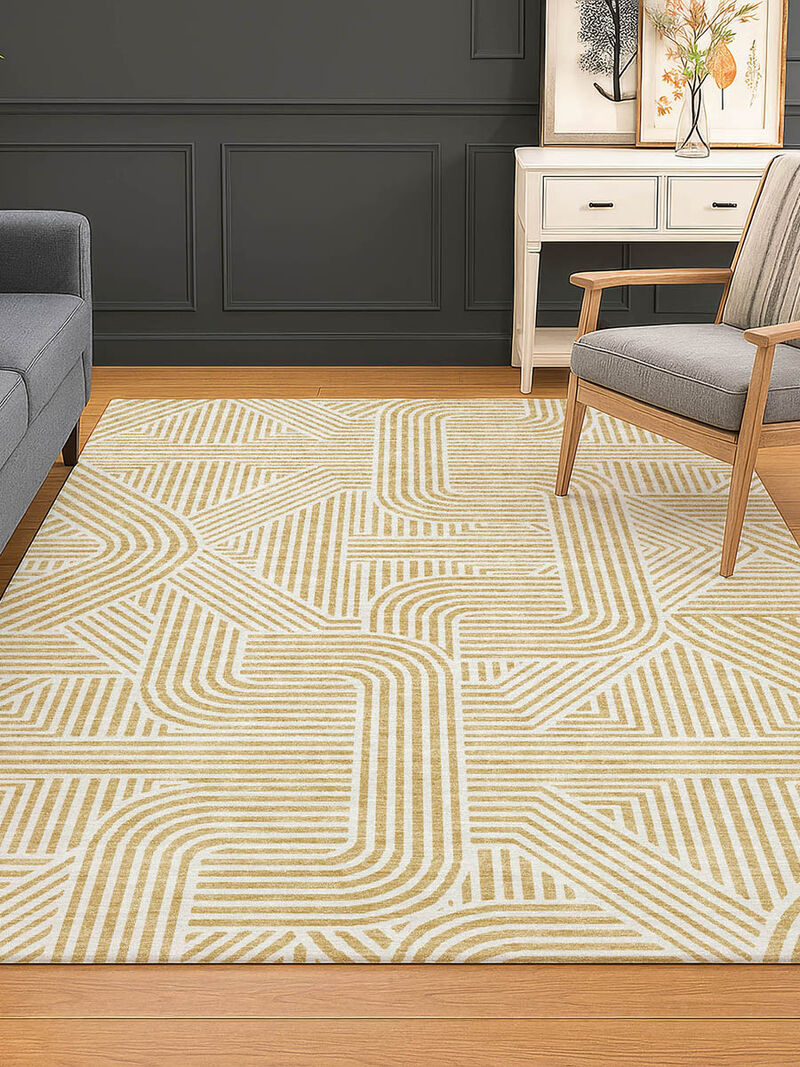 The Reserve TR14 Gold 10' x 14' Rug