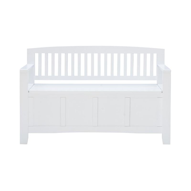 Linon Cynthia Storage Bench White image number 2