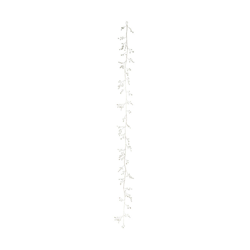 Acrylic Crystal and Faux Pearl Garland, Natural image number 0