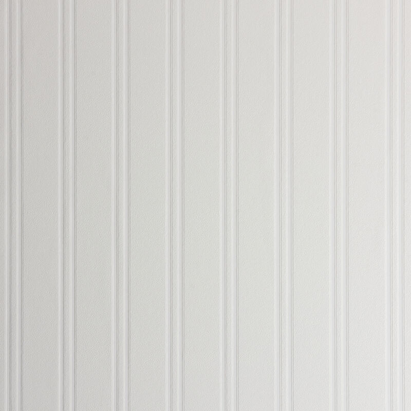 Murph White Beadboard Paintable Wallpaper (Set of 2) image number 0