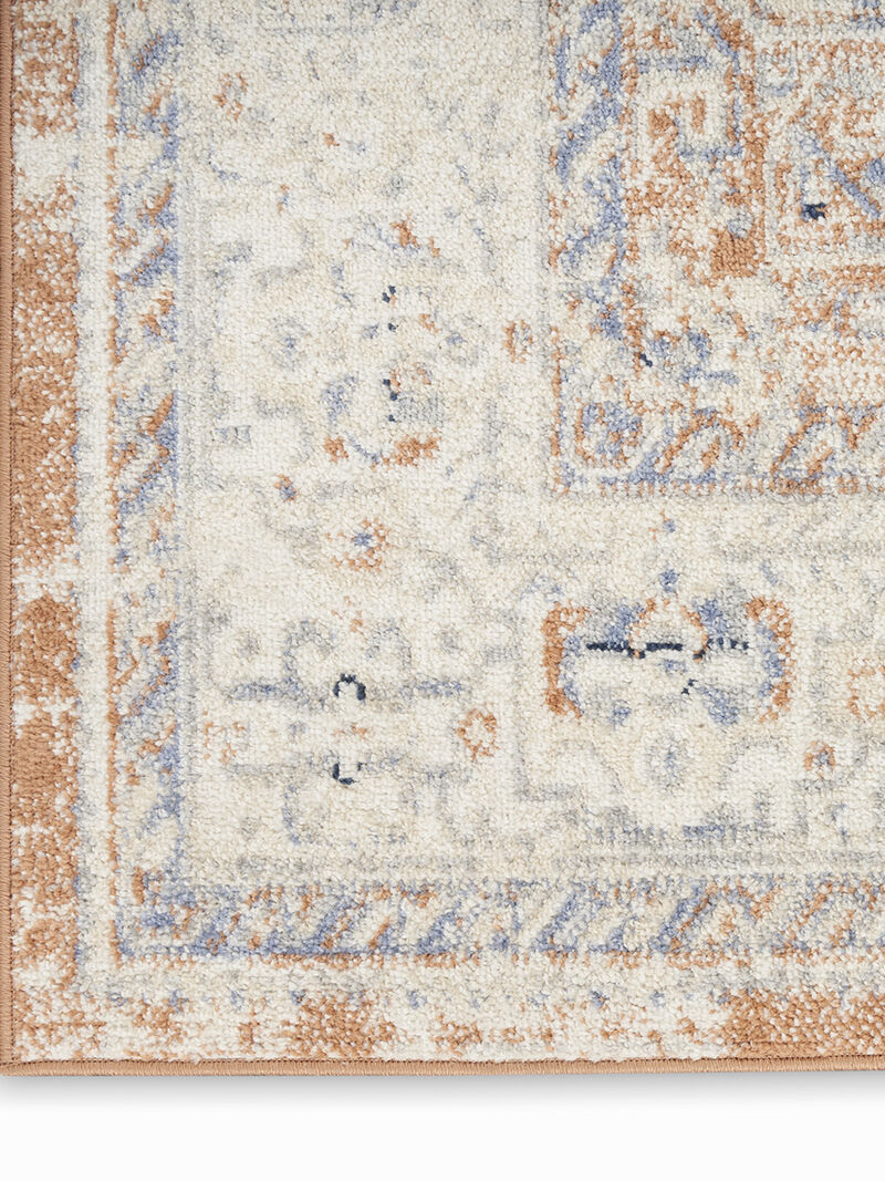 Nourison Essentials Persian NRE07 Beige/Blue 2' x 6' Rug