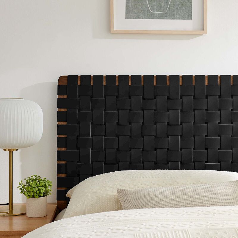 Sparta Weave Vegan Leather Queen Headboard image number 7