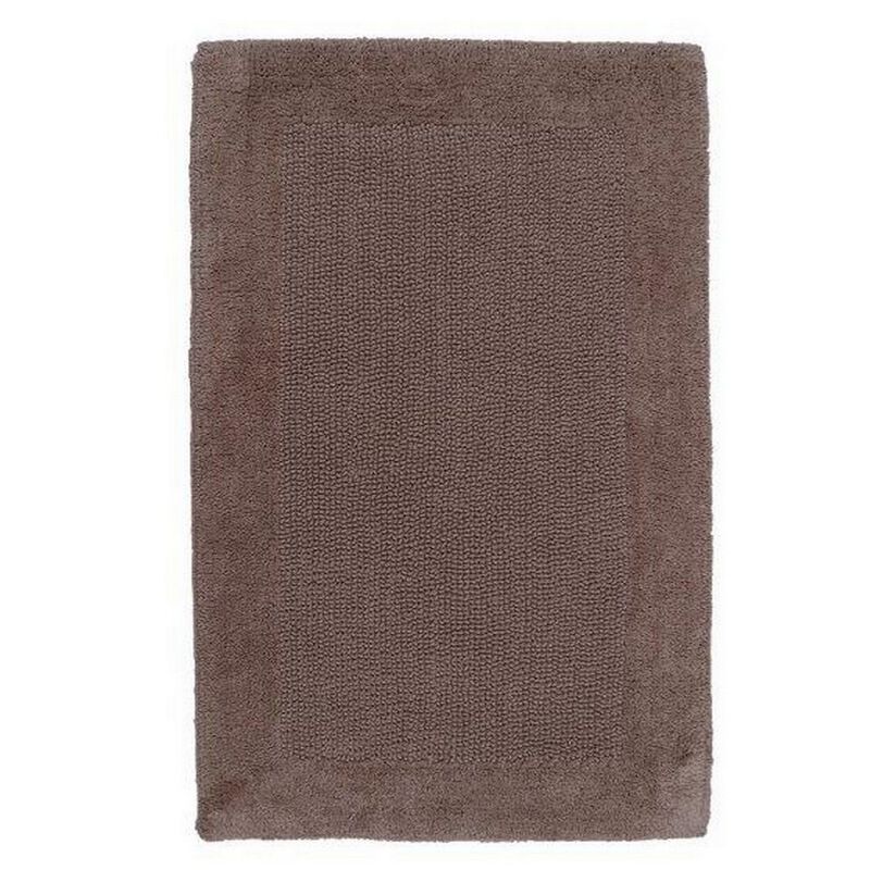 Knightsbridge Bella Napoli 220 GSF Reversible Bath Rug 20 x 30 - Stone