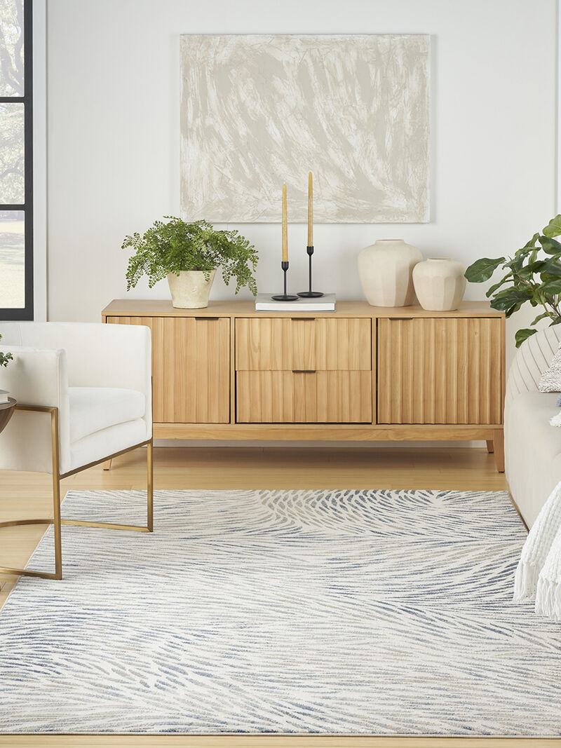 Exhale EXL03 Multicolor 5'3" x 7'3" Rug