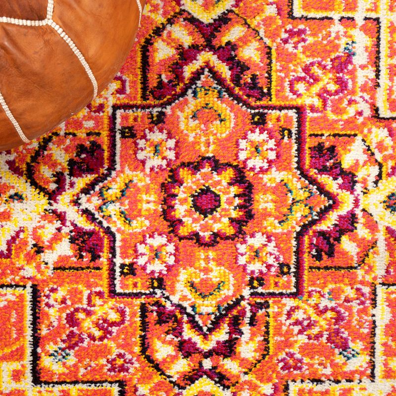 Brooklyn Geometric Medallion Area Rug.