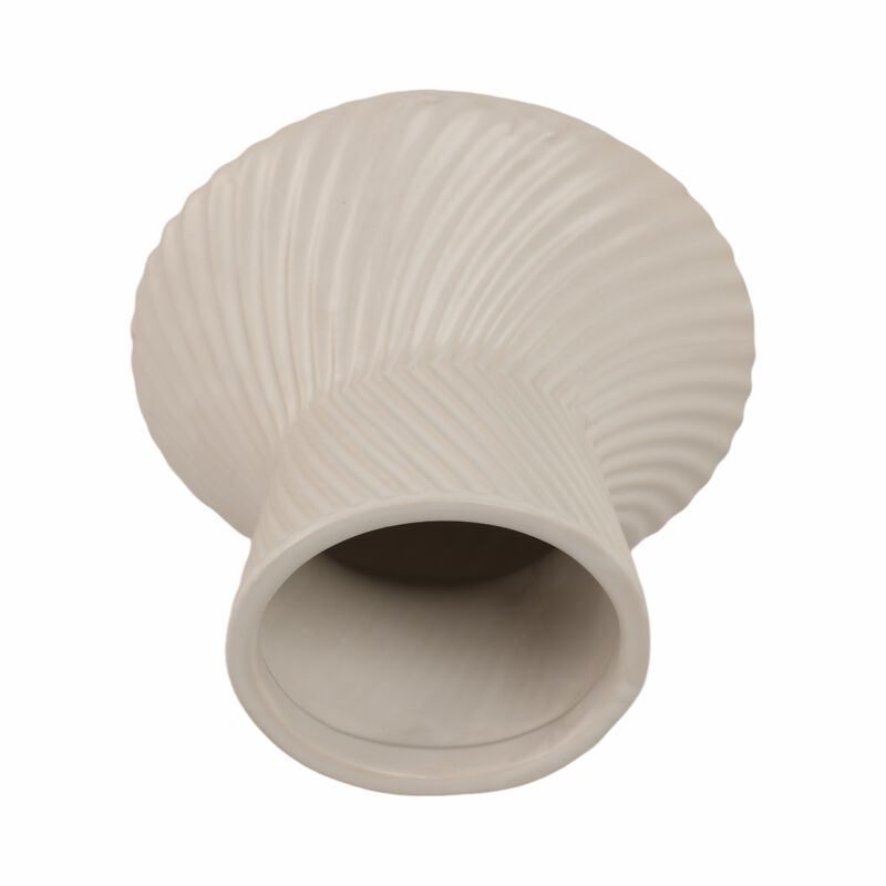 8" Modern Totem Vase, Cream image number 5