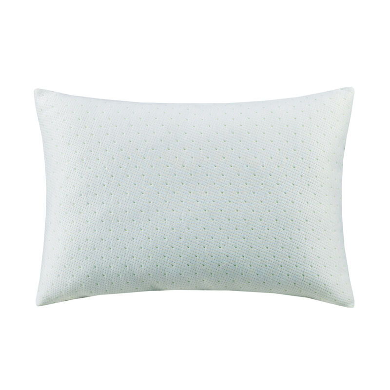 Gracie Mills Lynne Solid Shredded Memory Foam Pillow with Bamboo Blend Cover image number 0