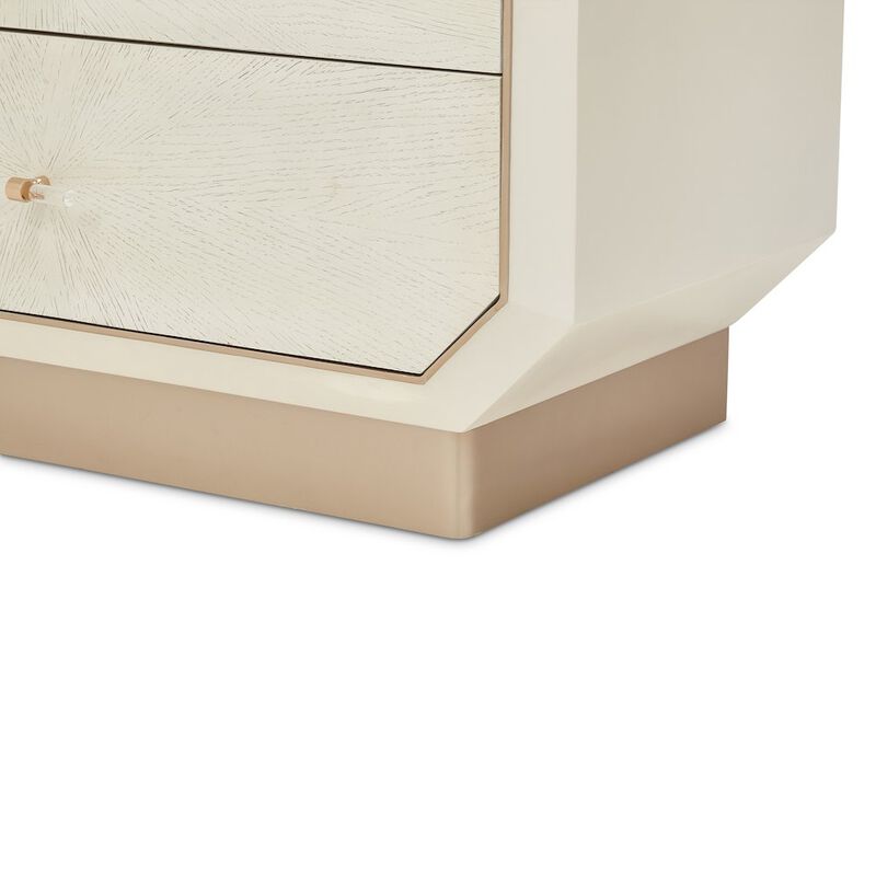 Michael Amini La Rachelle Display Cabinet - Champagne