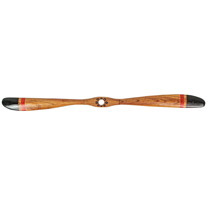 36 Inch Hand Carved Wooden Propeller Vintage Aviation Home Decor Wall Sculpture