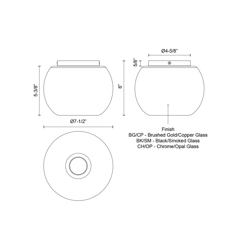 Samar 8 in 1 Light Flush Mount image number 6
