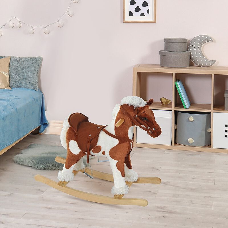 BreeBe Musical Rocking Horse for Toddlers image number 3