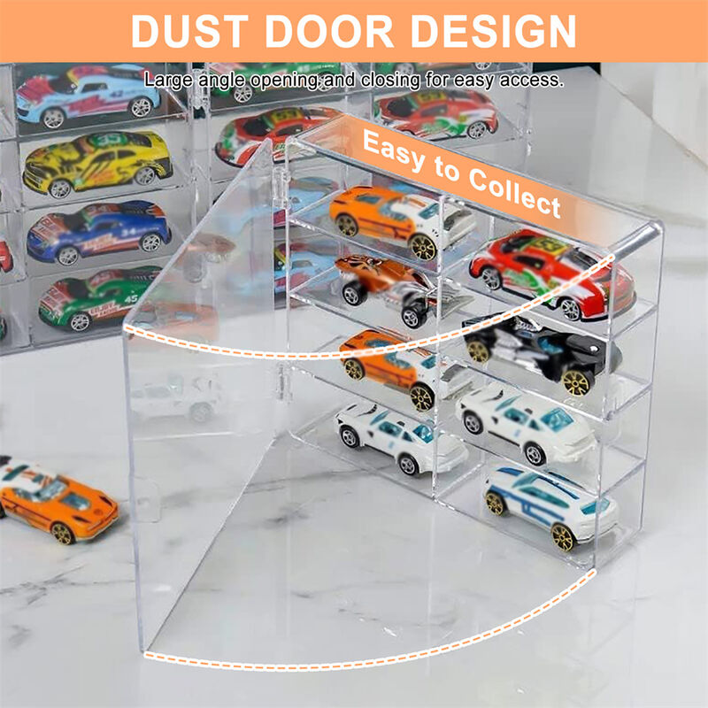 8-Slot Acrylic Organizer &ndash; Transparent Display Rack Storage Box for Small Items