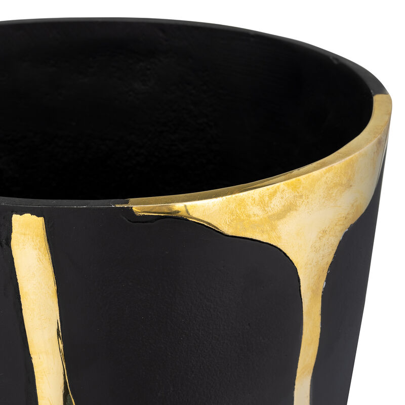 S/2 Metal Cracked Design Vases image number 4