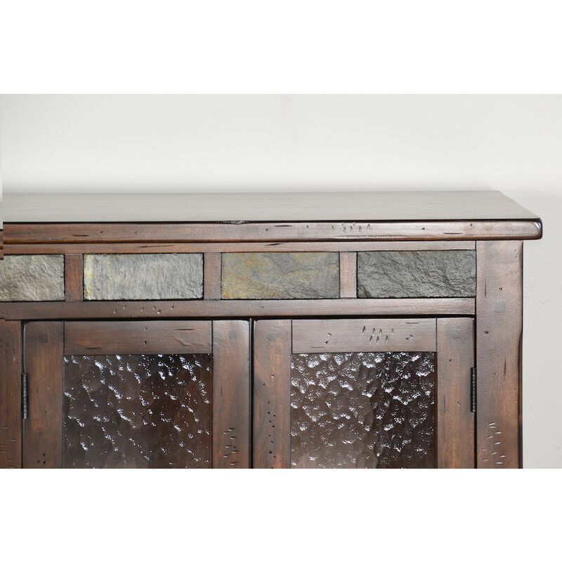 Sunny Designs Santa Fe 42" Traditional Wood Bookcase image number 3