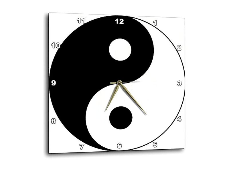Asia Buddha Sign Wall Clock 13 Inch Home Decor image number 0