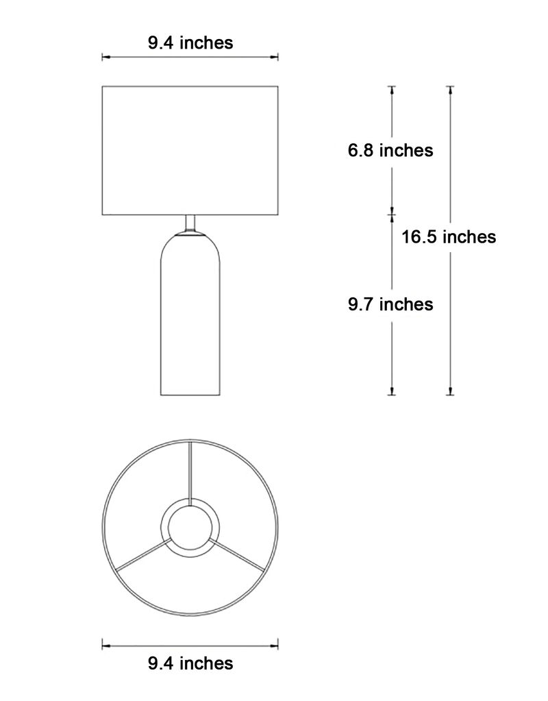 Beacon Lighting Firma 2-Light Alabaster Table Lamp with White Linen Shade Modern Accent Lamp image number 6