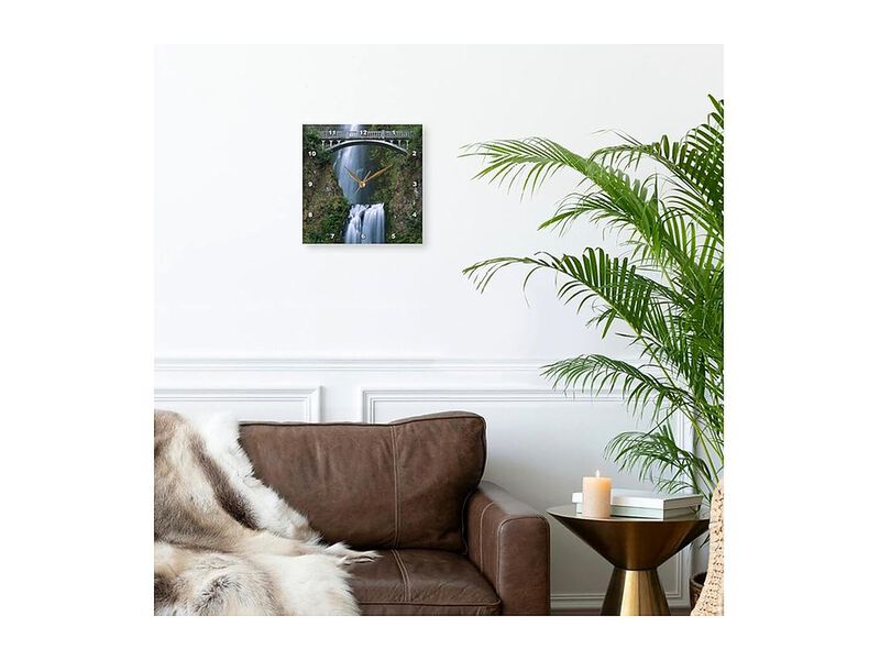 Multnomah Falls Columbia River Gorge Wall Clock 15 Inch Home Decor image number 2