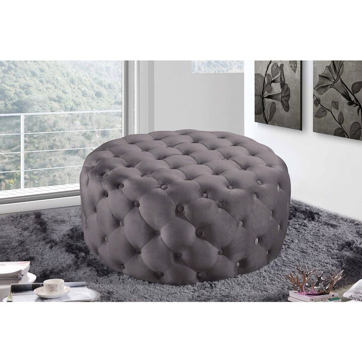 Meridian Furniture Addison Velvet Ottoman/Bench