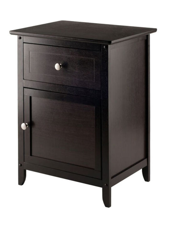 Winsome Eugene Solid Wood Accent Table - Espresso