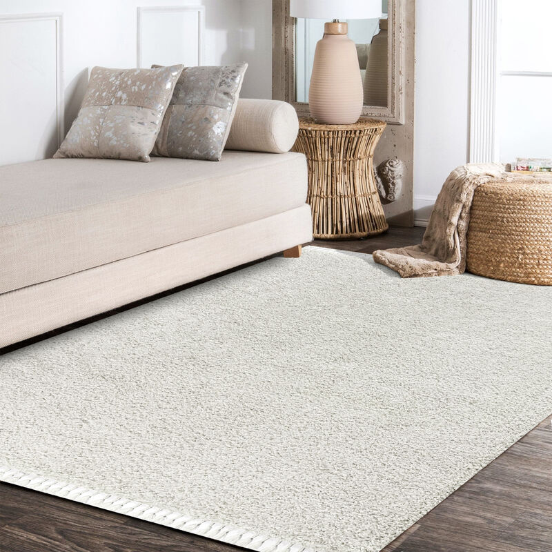 Mercer Shag Plush Tassel Area Rug
