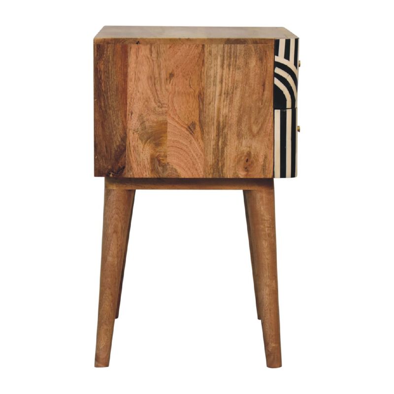 Edessa Bone Inlay  2 Drawer NightStand