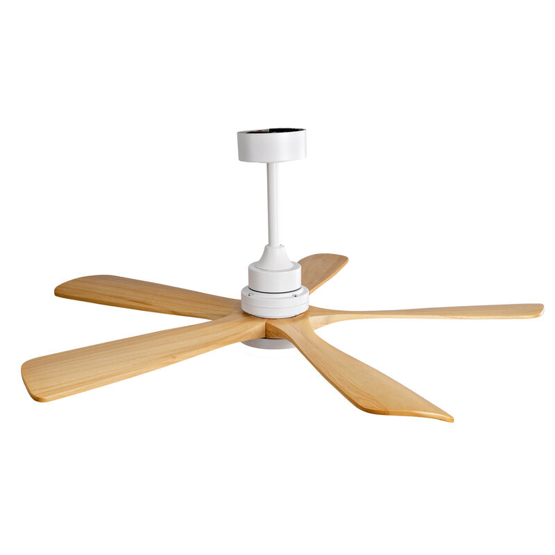 ELEMENT ACE 52 Inch Modern Ceiling Fan with Dimmable LED Light and Reversible DC Motor Featuring Solid Wood Blades image number 8