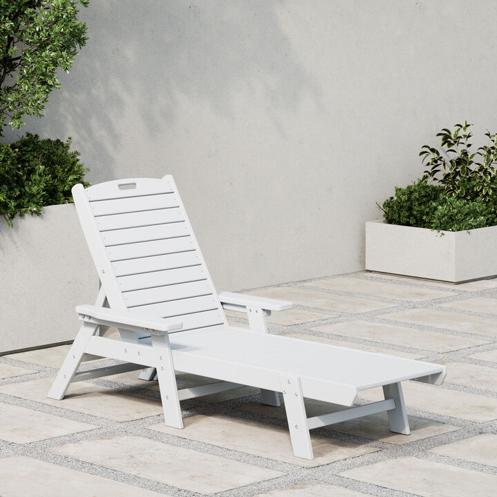 Poly Reclining Chaise Lounge