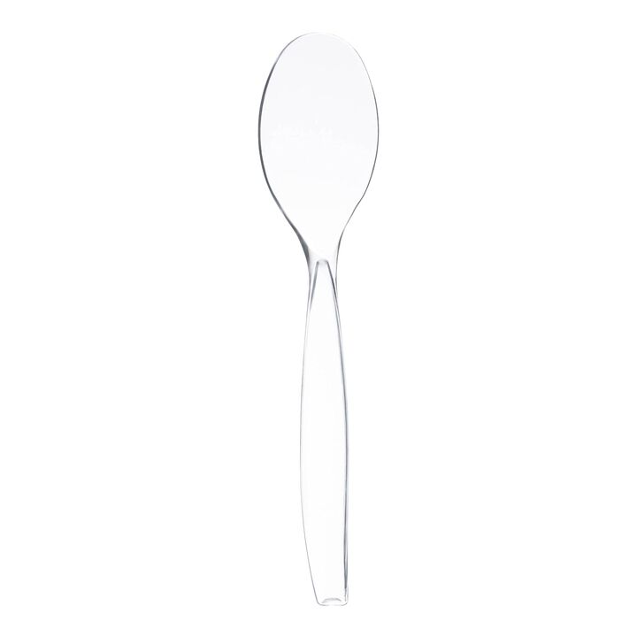 Clear Plastic Serving Spoons (144 Spoons)