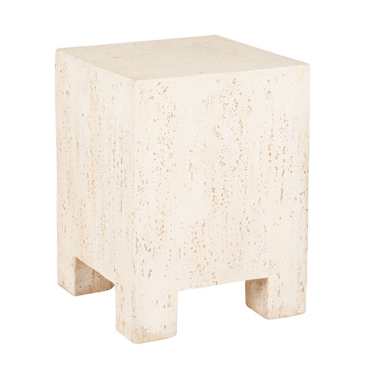 Magnesium Oxide Indoor Outdoor Square Side Table