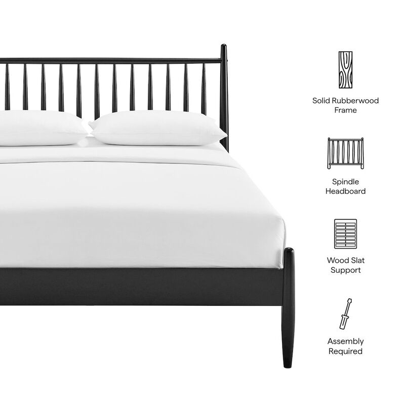 Zane Queen Size Spindle Bed image number 1
