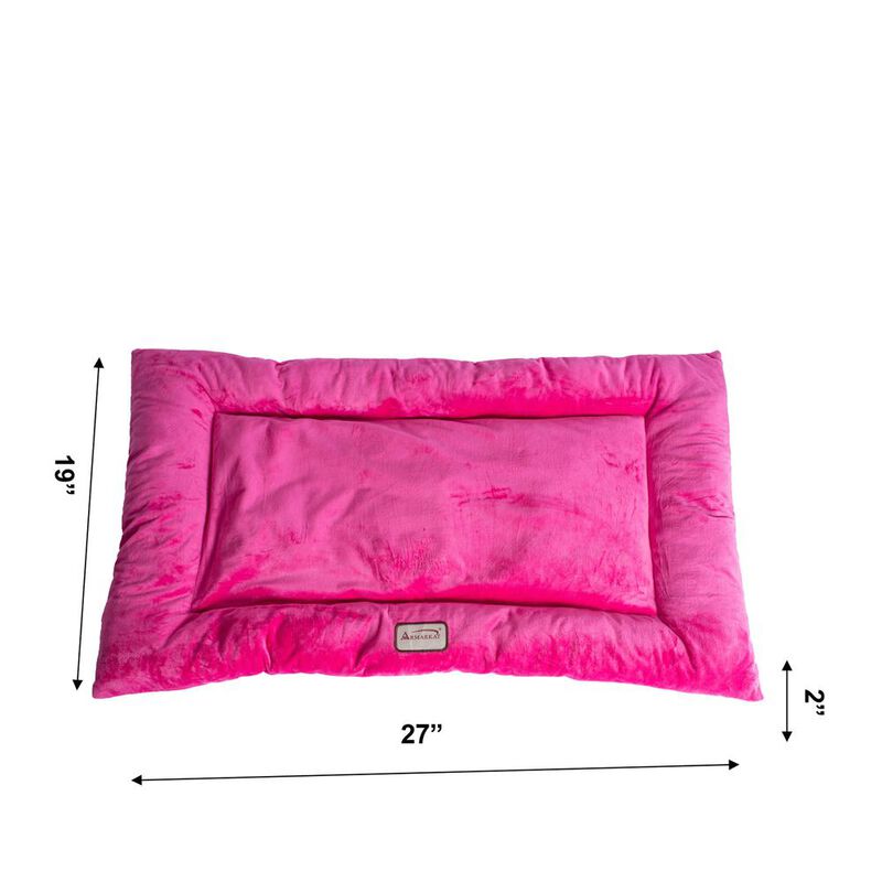 Armarkat Medium Pet Bed Mat With Poly Fill Cushion In Vibrant Pink