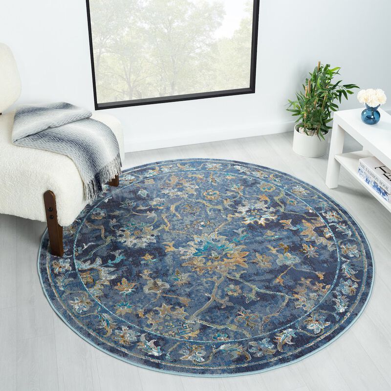LR Home Gala Durable Performance Area Rug Indoor