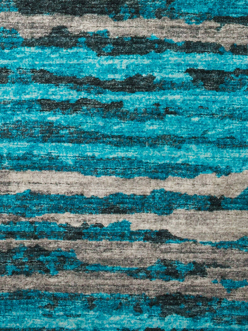 Brisbane BR4 Teal 3' x 5' Rug
