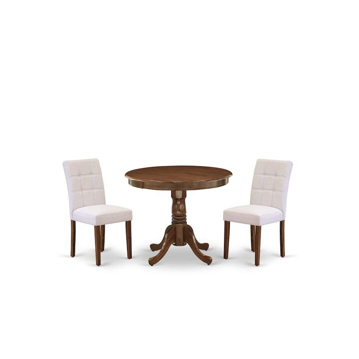 3 Piece Kitchen Dining Table Set contain A Modern Table