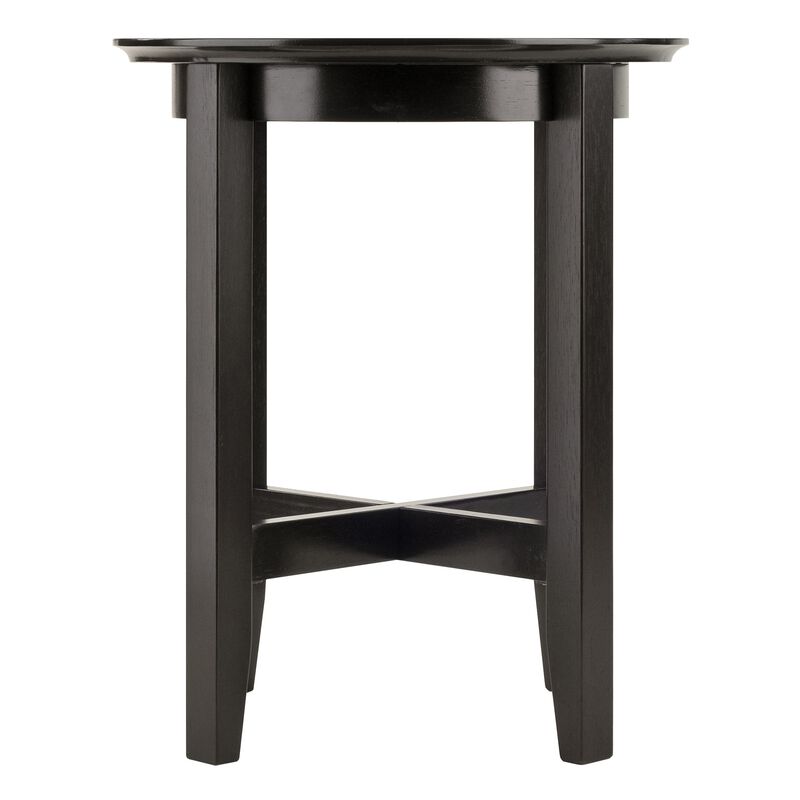 Winsome Wood Toby Occasional Table, Espresso 18.03 in x 18.03 in x 21.97 in