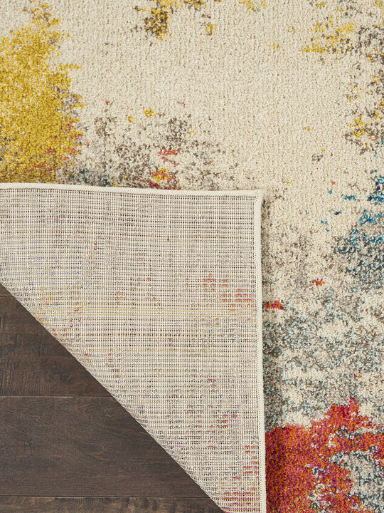 Celestial CES12 Ivory/Multicolor 6'7" x 9'7" Rug