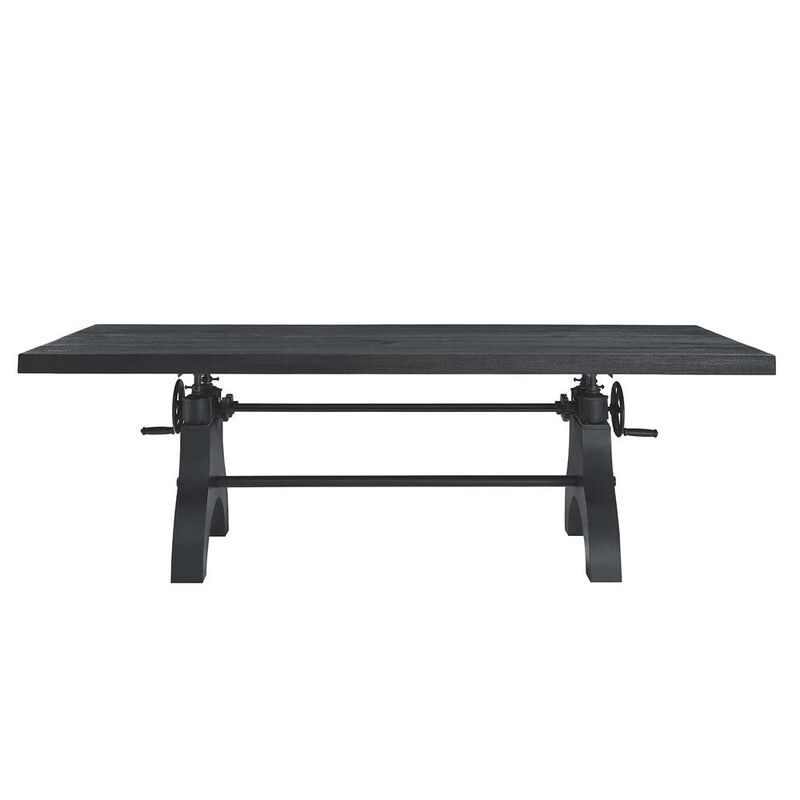 Genuine 96" Crank Adjustable Height Dining and Conference Table image number 4