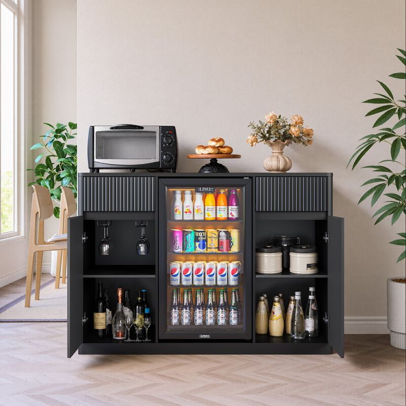 Kabrib Fluted Bar Cabinet image number 3