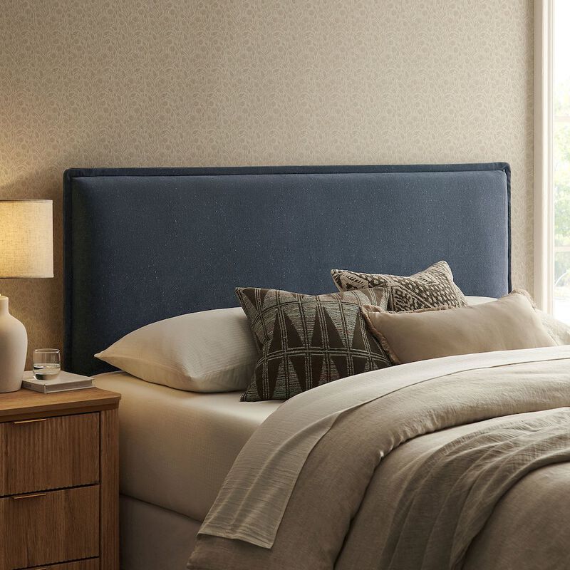 Camille Upholstered Linen Blend King Size Headboard image number 6