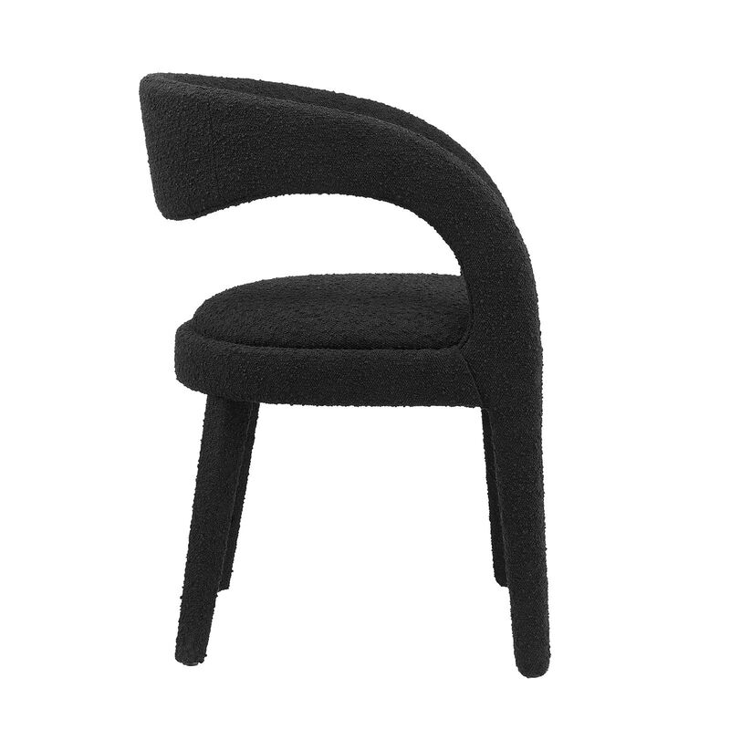 Pinnacle Boucle Upholstered Dining Chair Set of Two image number 1