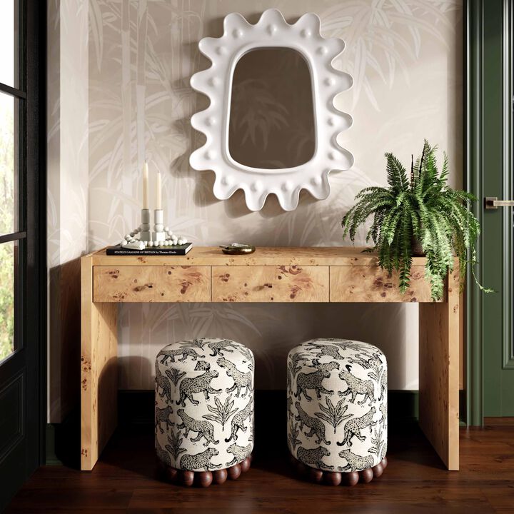 Brandyss Burl Console Table