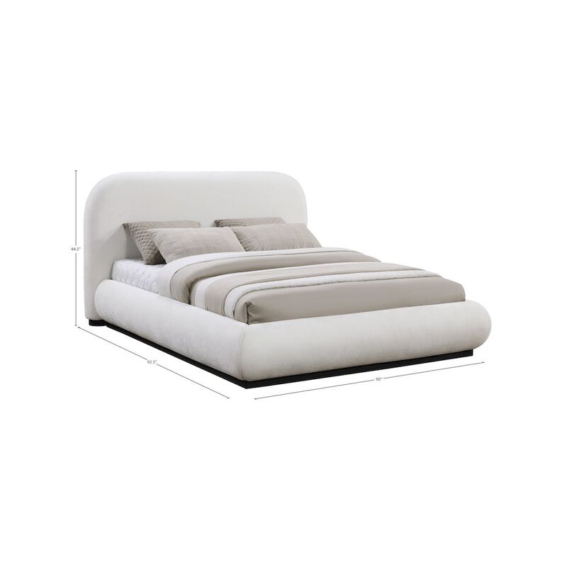 Meridian Furniture Vaughn Cream King Bed