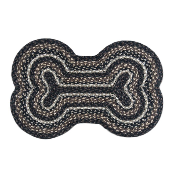 Earth Rugs Db-313 Mocha Frappuccino Large Dog Bone 18 X 28