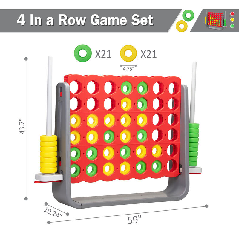 4 in a Row Tables Game Set