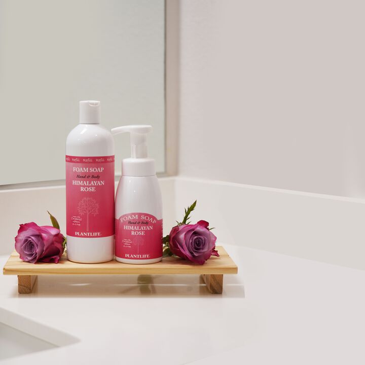 Plantlife Foam Soap Pump - Himalayan Rose